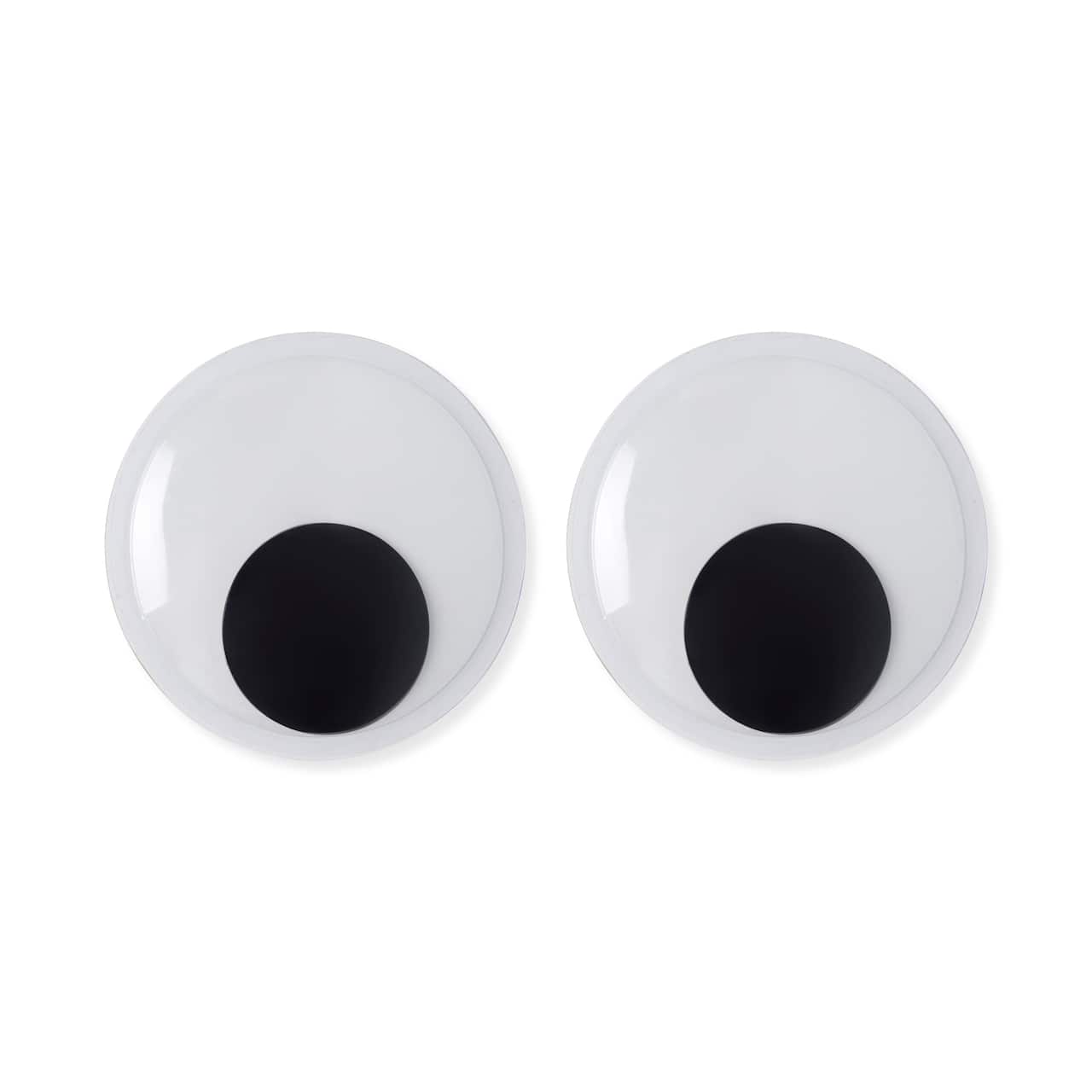 12 Packs: 2 ct. (24 total) Jumbo Adhesive Wiggle Eyes by Creatology™